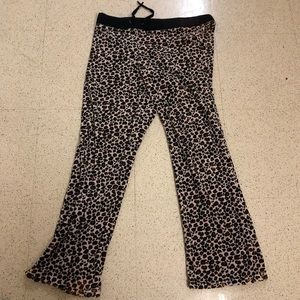 Old Navy leopard print drawstring pajama pants